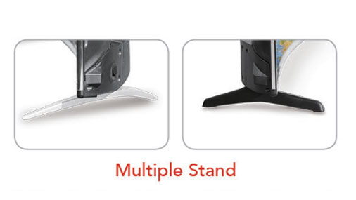 Unique and Multiple Stand Options Unique and Multiple Stand Options